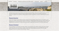 Desktop Screenshot of bussenquarries.com